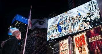 La Juventus a Times Square!