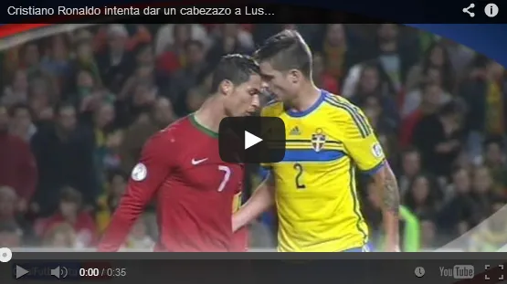 Ronaldo faccia di bronzo: prende in giro l’avversario per aver…simulato! (VIDEO)