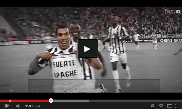 Uno, Dos, Tevez! Il tributo all’Apache (video)