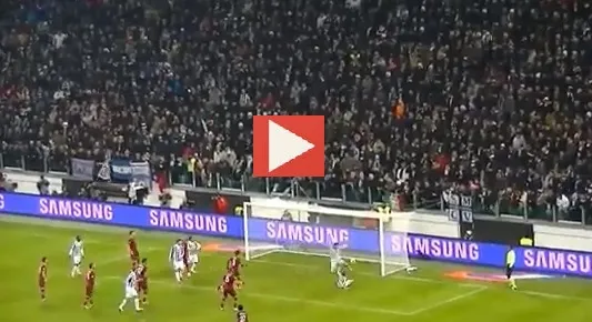 Pirlo pennella per Bonucci, l’emozione del gol in diretta dallo Juventus Stadium (video)