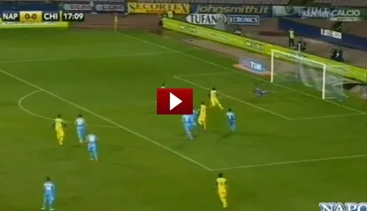 Il Napoli fa disperare Auriemma, anche il Chievo lo beffa (video)