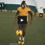 Pogba inedito, fenomeno anche da bendato! (Video)