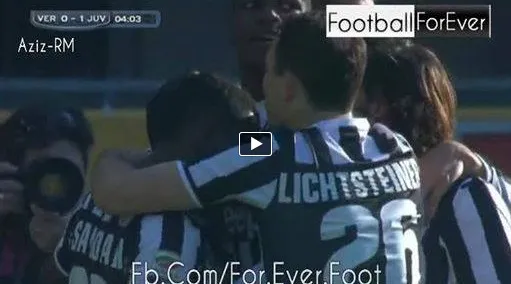 E’ subito Tevez! Juventus già avanti a Verona (video)