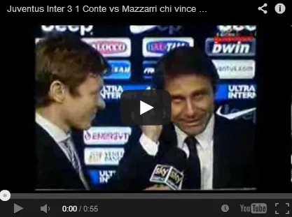 Conte non resiste e ironizza sulla tripletta contro l’Inter (video)