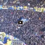 Vergogna a Verona: cori osceni durante la lettura della formazione juventina (video)