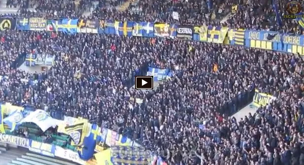 Vergogna a Verona: cori osceni durante la lettura della formazione juventina (video)