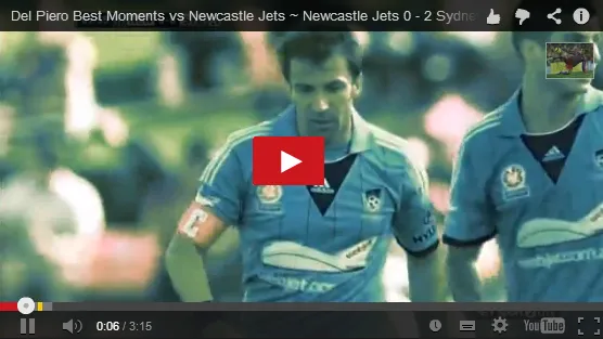 Del Piero show contro i Jets, gol e magie (VIDEO)