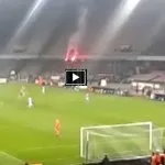 Fumogeni contro i tifosi della Juve al San Paolo: ecco il video