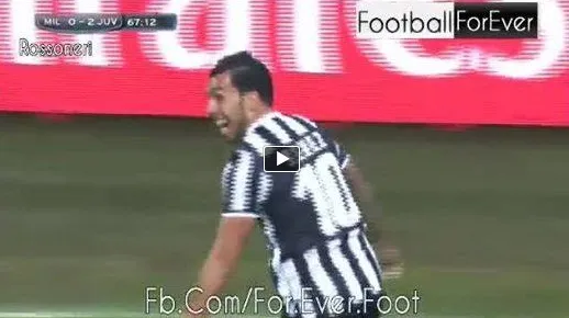 Tevez abbatte la porta di San Siro: straordinario destro per il raddoppio (video)