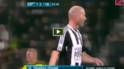 Spettacolo Zidane: i suoi numeri fanno ancora impazzire gli avversari (video)