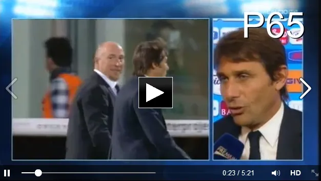 Conte commenta la propria espulsione e la “battaglia” col Catania (Video)