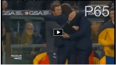 La passione di Conte: ecco le reazioni del Mister durante la partita (video)