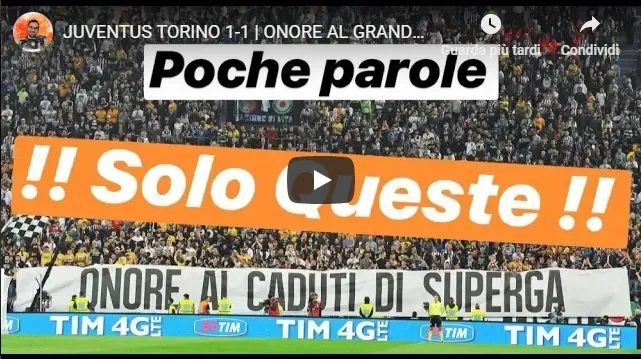 Appare lo striscione su Superga, tutto lo stadio applaude: era già successo nel 2014