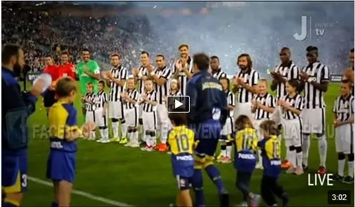 Emozione Del Piero: le immagini inedite della sfida alla Juve! (Video)