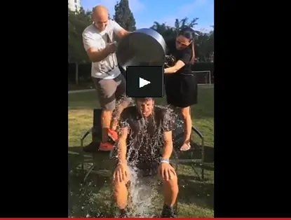 Del Piero campione di solidarietà: eccolo nell’Ice Bucket Challenge! (VIDEO)