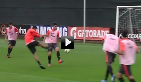 Spettacolo in allenamento: Coman è scatenato, ma che gol Morata! (Video)