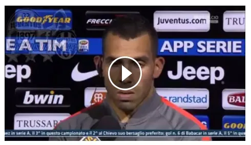 Tevez riaccoglie un ex Juve in diretta tv! (Video)