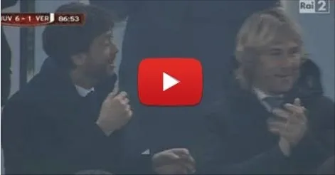 La reazione di Agnelli e Nedved al gol fenomenale di Coman (Video)