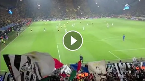 A Dortmund si sentono solo gli juventini: ecco il coro che ha ammutolito lo stadio! (Video)