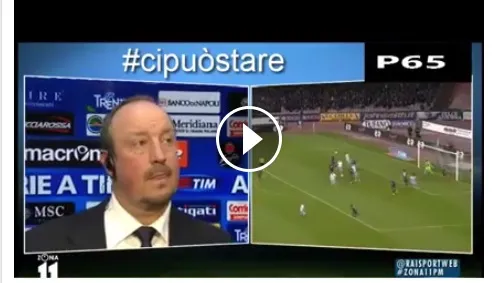 Benitez si fa beffe della Juve, poi umiliazione in diretta tv da Di Marzio! (Video)