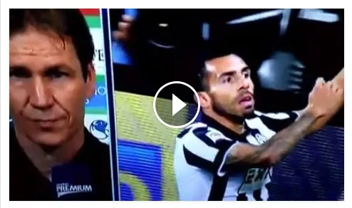 VIDEO – Tevez deride Rudi Garcia: ecco la reazione dell’allenatore della Roma!