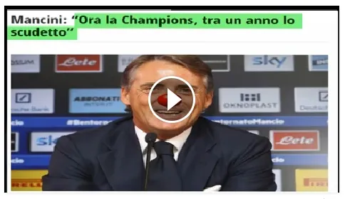 Da Mazzarri a Mancini, per l’Inter continuo sfottò: il nuovo video che fa il giro del web!