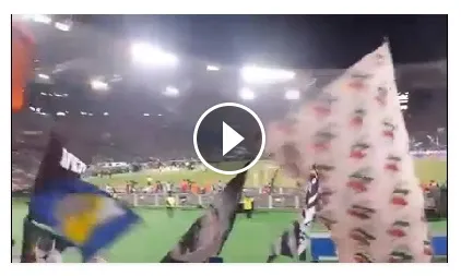 La Juve conquista la Decima: lo spettacolo dalla curva (Video)