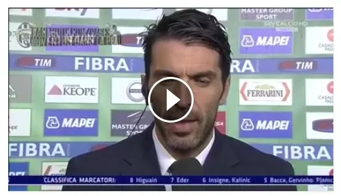 VIDEO – Che lezione da Buffon: incredibile leader con la Juve massacrata dagli arbitri!