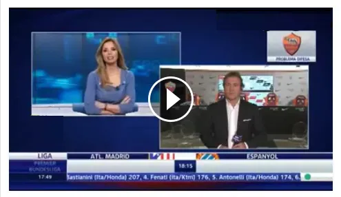 VIDEO ESILARANTE – Mangiante e la Roma umiliati in diretta tv da una giornalista Sky!