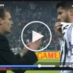 VIDEO – Allegri show nella Premium Cam, ma che furia su Morata!