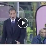 Allegri impazzisce in panchina: ancora uno sfogo di rabbia contro Morata (Video)