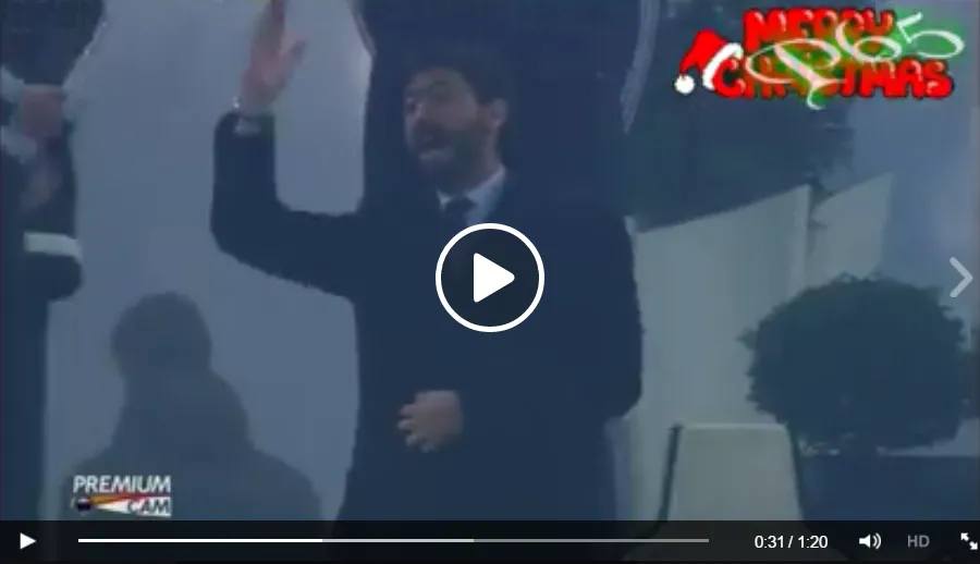 VIDEO – Premium Cam: Agnelli si sfoga in tribuna, ma che rosicata di Paulo Sousa…