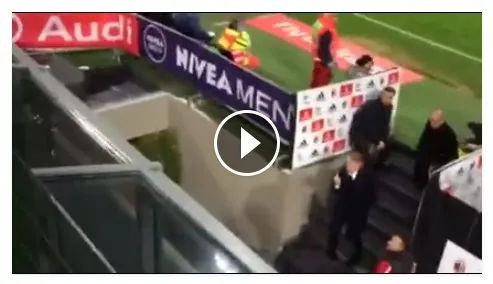 VIDEO – Mancini shock: ecco le immagini integrali del suo vergognoso gesto!