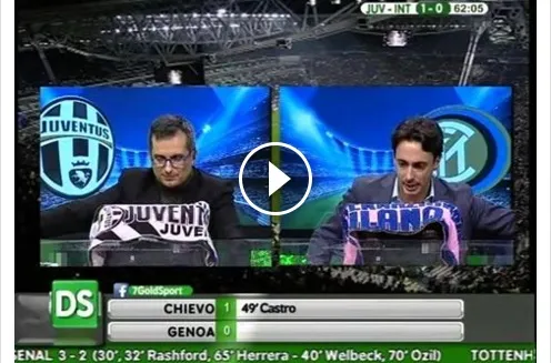 VIDEO – Tramontana non ne può più di perdere contro la Juve: isterica reazione!