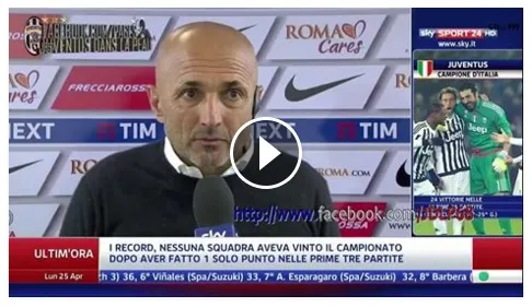 VIDEO – Sky ne conta 34: le parole di Spalletti che zittiscono i piagnoni