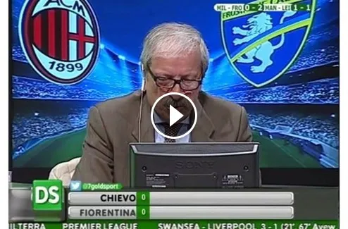 VIDEO – Pazzesco Crudeli: lacrime per la figuraccia del Milan, sfottò dagli juventini!