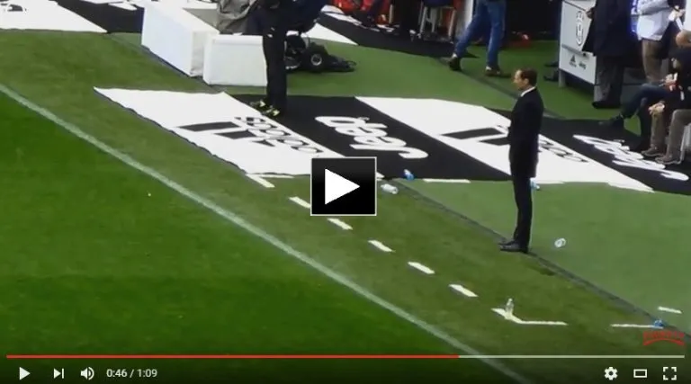 VIDEO – La Curva chiama Allegri: lui risponde e lo Stadium esplode