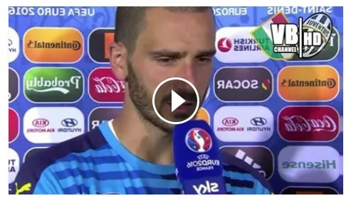 VIDEO – Italia gruppo unico, Bonucci si emoziona in diretta su Sky!