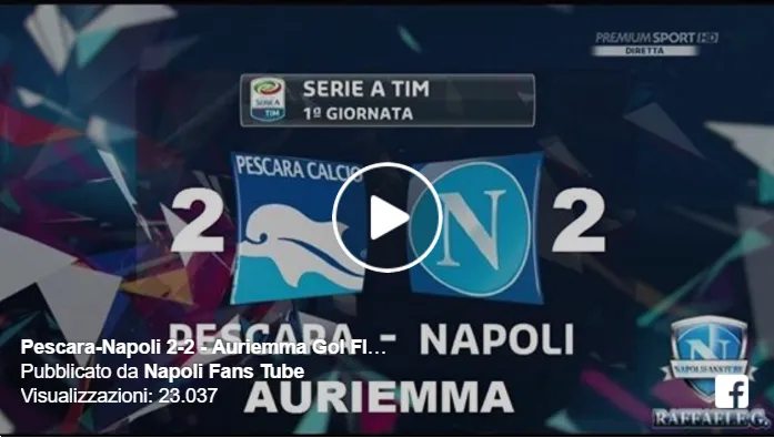 VIDEO – Prima giornata horror per Auriemma: prima Higuain, poi un’inaspettata delusione!