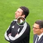 Video – Buffon si emoziona così: trascinato dai tifosi incanta lo Stadium