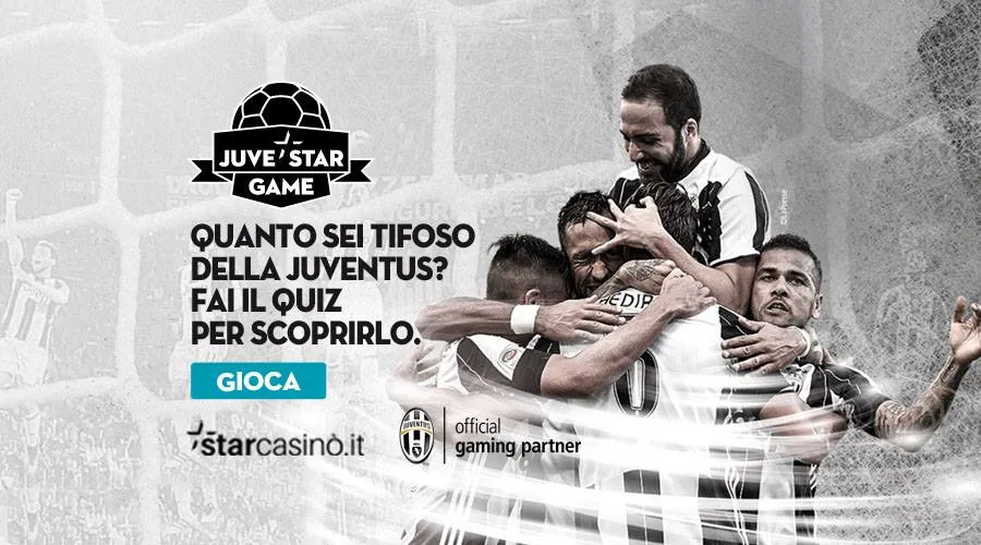 JuveStarGame, il quiz sulla Juventus con tanti premi in palio