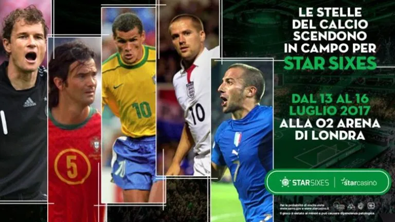 VIDEO – L’Italia esce a testa alta dagli Star Sixes: Del Piero e Di Canio illuminano contro la Francia ma non basta!