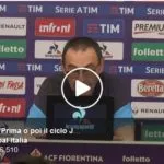 Video – L’incredibile Sarri pensiero: La Juve fa perdere appassionati al calcio