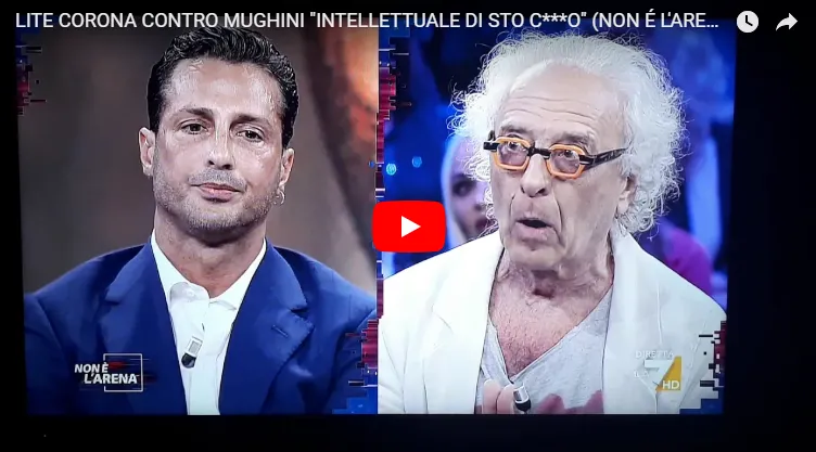 VIDEO – Corona insulta Mughini: “Ti compro e ti metto nel mio giardino”. E lui usa lo stile Juve…