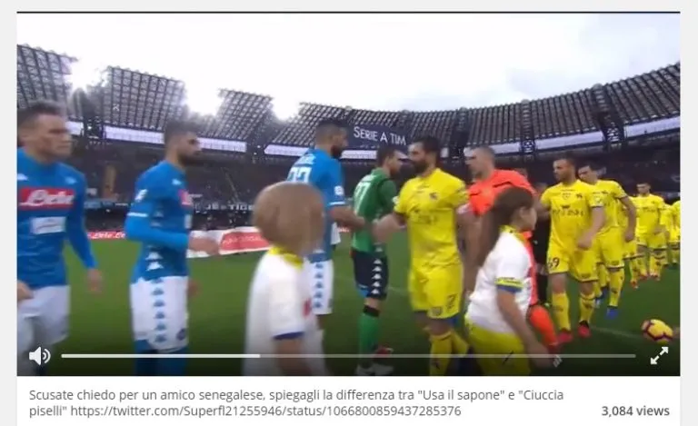 Giocano con il Chievo, ma dalla curva del Napoli pesanti cori anti-juventini: silenzio su Sky