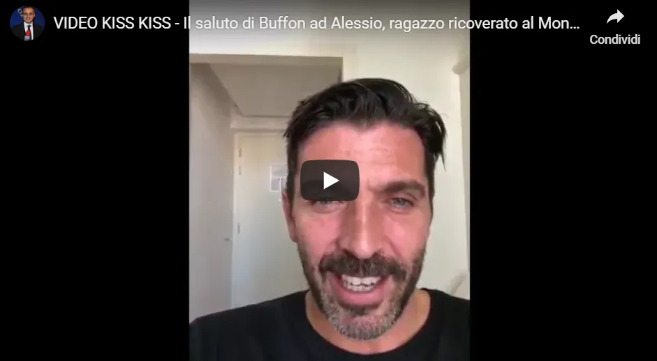 Buffon è a Napoli col PSG ma il pensiero è per un bimbo partenopeo gravemente malato