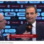 Account Twitter rimosso, Allegri si arrabbia e non accetta critiche: “Guardate le altre squadre!”