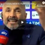 Lite furibonda Spalletti-Caressa in diretta TV su Sky: “Dite così perché siete tifosi!”