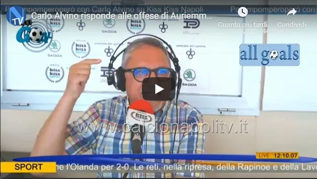 Nervi tesi a Napoli, Alvino e Auriemma già litigano in diretta TV: “Sguazzi nella…”