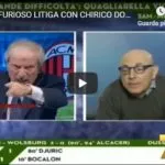 Papera epica di Donnarumma: un furioso Crudeli litiga con lo juventino Chirico in diretta